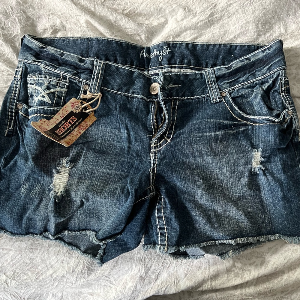 Brand new Jean shorts.  Daisy duke style.